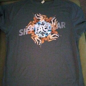 Alternative Dark Gray 'Shiftacular' Graphic Tee with Multi-Tone Center